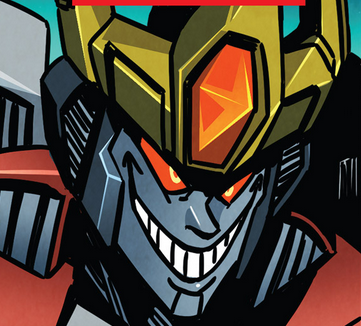 Starscream grinning