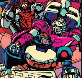 Arcee and Aileron hugging
